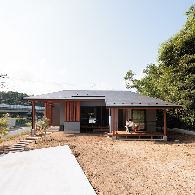 自然素材のデザイン住宅